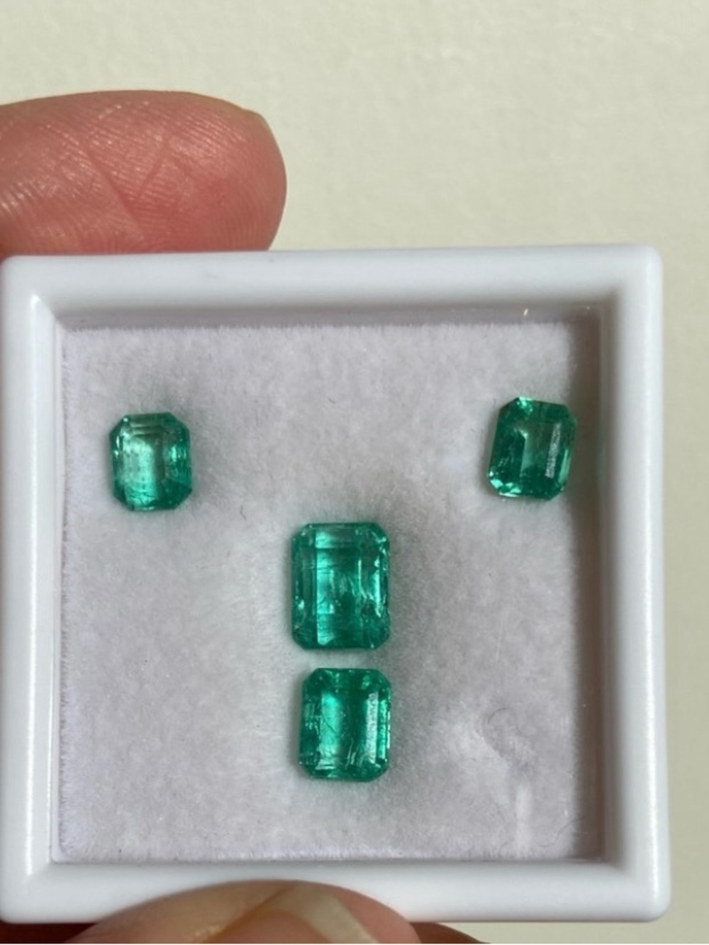 Natural panjshir Emerald set